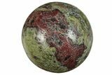 .9" Polished Dragon's Blood Jasper Sphere - Photo 2